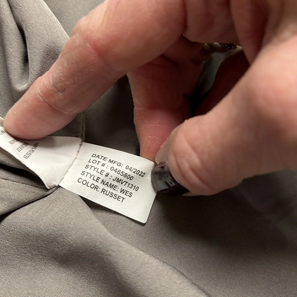 Johnnie-O Wes Vest in Russet - Picture 9 of 12